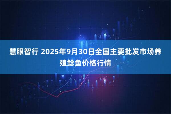 慧眼智行 2025年9月30日全国主要批发市场养殖鲶鱼价格行情